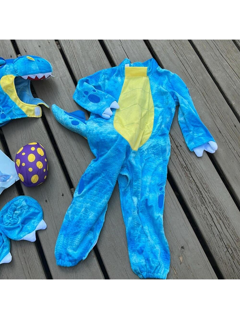 Spooktacular Creations Halloween T-rex Dinosaur Costume with Egg | 18-24 mos NEW